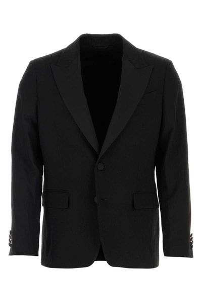 Shop Etro Jackets And Vests In Black