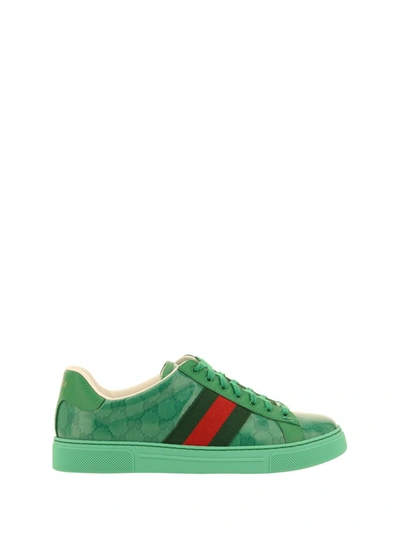 Shop Gucci Sneakers In N.sha/n.sha/vrv