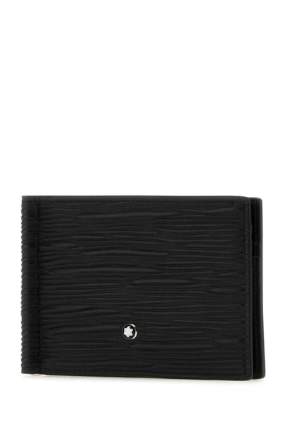 Shop Montblanc Wallets In Black