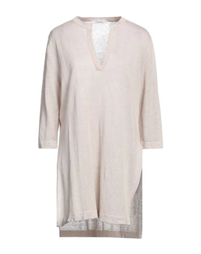 Shop Kangra Woman Sweater Beige Size 12 Linen