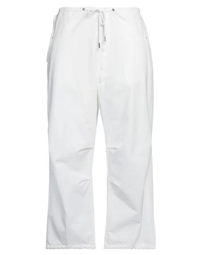 Shop Darkpark Woman Pants White Size L Cotton