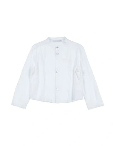 Shop Grey Daniele Alessandrini Toddler Girl Shirt White Size 3 Viscose, Linen