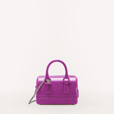 Shop Furla Candy Mini Bag M In Purple
