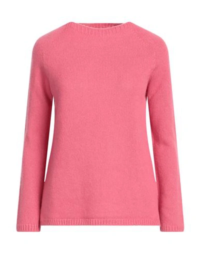 Shop 's Max Mara Woman Sweater Magenta Size M Wool, Cashmere, Polyamide