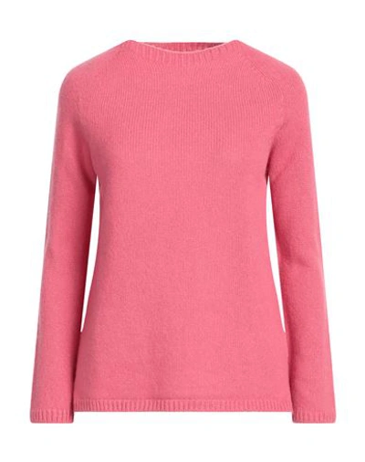 S Max Mara Georg Wool And Cashmere-blend Sweater In Magenta