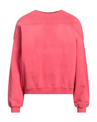 Shop Guess Man Sweatshirt Red Size L Cotton
