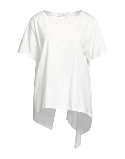 Shop Emma & Gaia Woman T-shirt White Size 10 Cotton