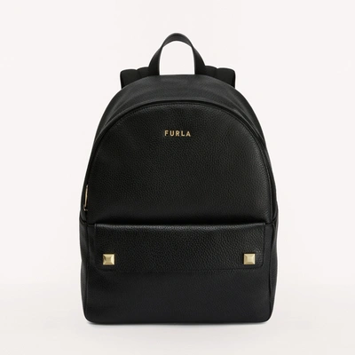 Shop Furla Afrodite Backpack M In Black