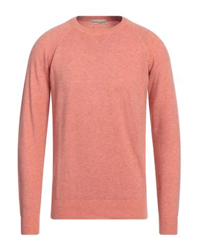 Shop Cashmere Company Man Sweater Salmon Pink Size 46 Wool, Cashmere