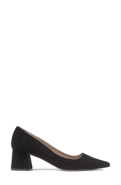 Lk Bennett Womens Bla-black Sloane Pointed-toe Suede Heeled Courts In Black