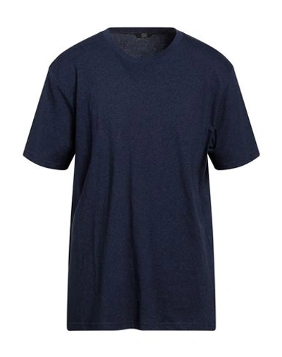 Shop Hōsio Man T-shirt Navy Blue Size Xxl Cotton