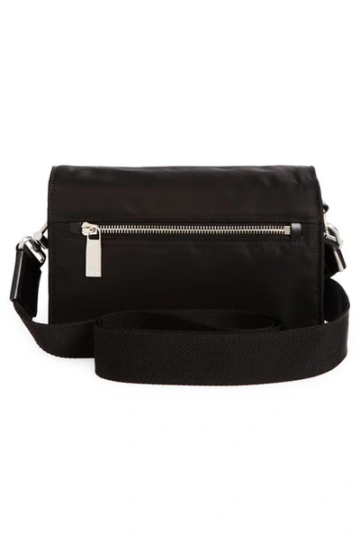 Shop Off-white Soft Jitney 1.4 Nylon Crossbody Bag In Black