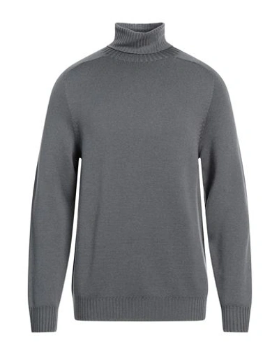 Shop Dondup Man Turtleneck Grey Size 46 Wool
