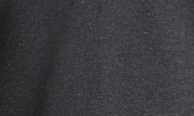 Shop Vince Double Face Long Sleeve Polo In Heather Charcoal/ Dune Grey