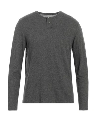 Shop Majestic Filatures Man Sweater Steel Grey Size Xxl Cotton, Cashmere