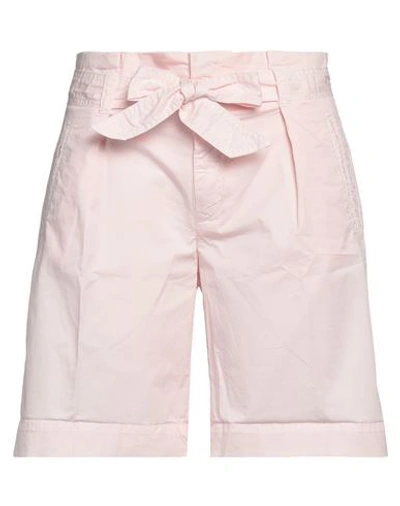 Shop 40weft Woman Shorts & Bermuda Shorts Pink Size 8 Cotton, Elastane