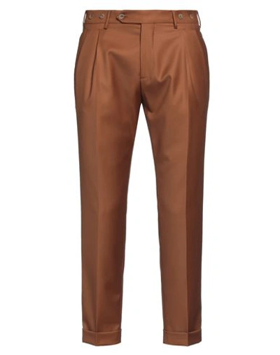 Shop Berwich Man Pants Brown Size 34 Wool