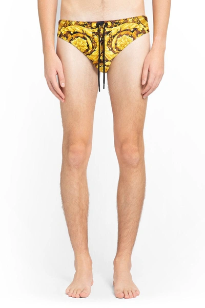 Shop Versace Swimsuits In Multicolor