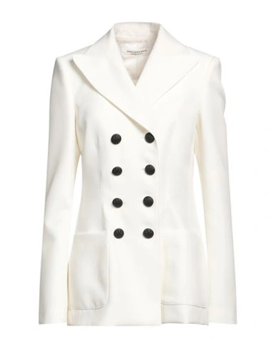 Philosophy Di Lorenzo Serafini Single-breasted Tailored Blazer In White