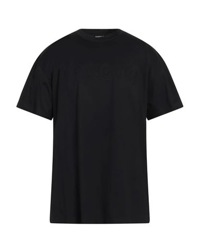 Dondup Man T-shirt Black Size Xs Cotton In Black