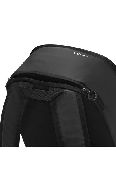 Shop Nike Eugene Heritage Winterized Backpack In Black/ Black/ Smoke Grey