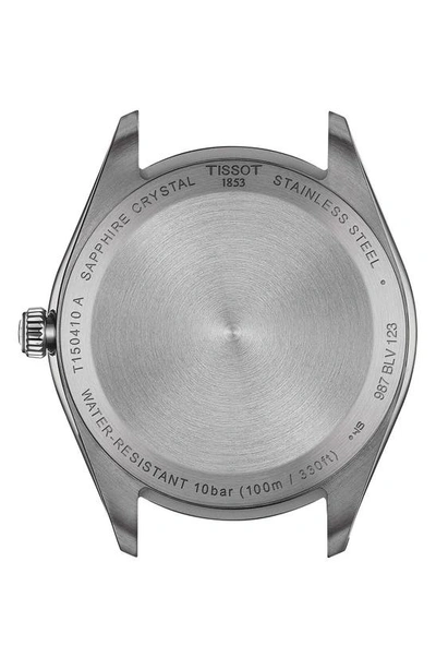 Tissot Men's Swiss Pr 100 Stainless Steel Bracelet Watch 40mm In Green