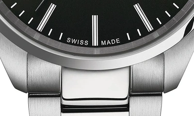 Tissot Men's Swiss Pr 100 Stainless Steel Bracelet Watch 40mm In Green