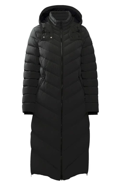 Shop Moose Knuckles Cooper Lake Wind & Water Resistant 800 Fill Power Down Puffer Coat In Black