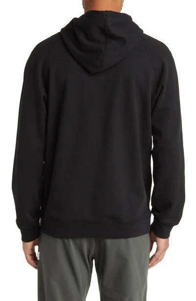 Reigning Champ Classic Fit Handcrafted Midweight Terry Hoodie In Black