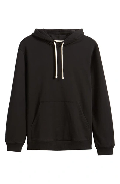 Shop Reigning Champ Classic Midweight Terry Hoodie In Black