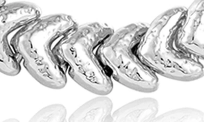 Shop Luv Aj The Fiorucci Heart Chain Necklace In Silver