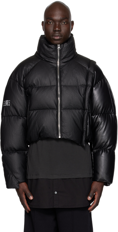 Shop Mm6 Maison Margiela Black Chenpeng Edition Down Jacket In 900 Black