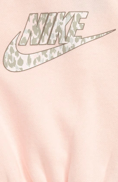 Shop Nike Tunic & Leggings Set In Dusty Pink