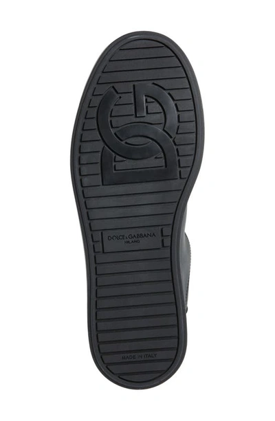 Shop Dolce & Gabbana Portofino Sneaker In Black/ Black