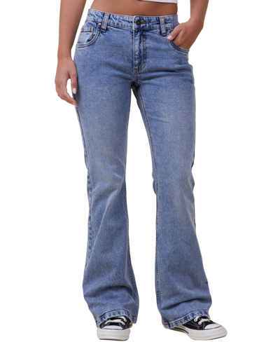 Shop Cotton On Women's Stretch Bootcut Jeans In Bells Blue