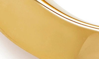 Shop Monica Vinader Power Medium Hoop Earrings In 18ct Gold Vermeil