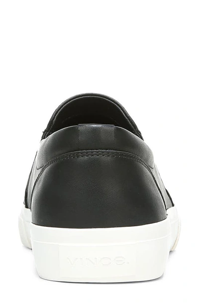 Shop Vince Fletcher Slip-on Sneaker In Black