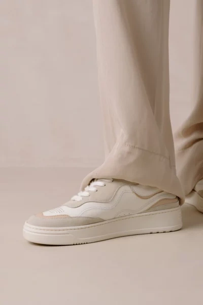 Shop Alohas Tb.87 Leather Sneaker In Quarry, Women's At Urban Outfitters