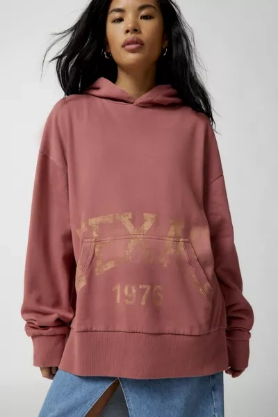 Shop Urban Outfitters Destination Oversized Fleece Hoodie Sweatshirt In Copper, Women's At