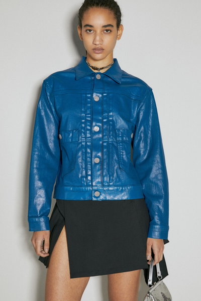 Shop Vivienne Westwood Marlene Jacket In Blue