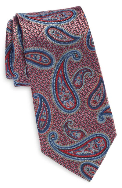 Shop Nordstrom Paisley Silk Tie In Red