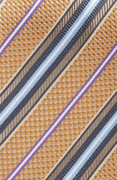 Shop Nordstrom Stripe Silk Tie In Yellow