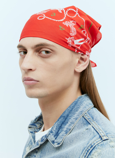 Shop Kenzo X Levi's Printed Bandana In Red