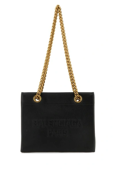 Shop Balenciaga Woman Black Leather S Duty Free Shopping Bag