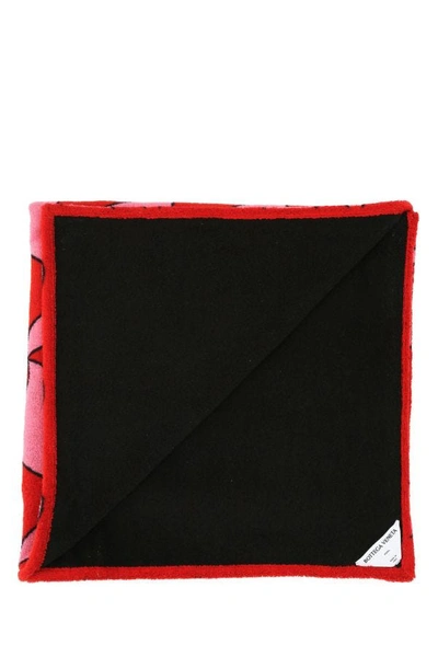 Bottega Veneta Woman Printed Terry Beach Towel In Multicolor