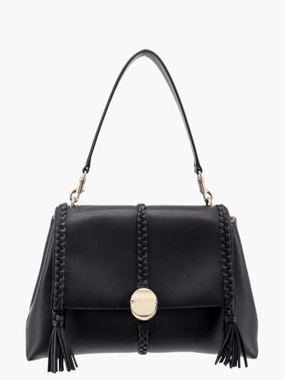 Shop Chloé Chloe' Woman Penelope Woman Black Shoulder Bags