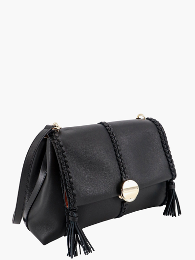 Shop Chloé Chloe' Woman Penelope Woman Black Shoulder Bags