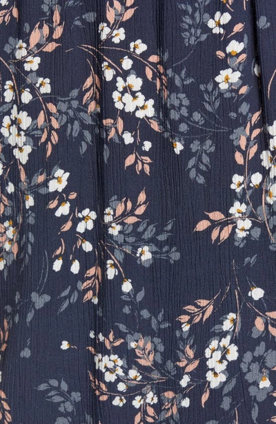 Wit & Wisdom Wit And Wisdom Floral Print Blouse In Osmu-outerspace/ Multi