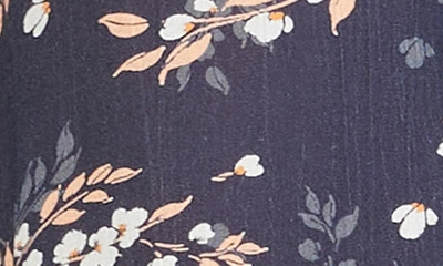 Wit & Wisdom Wit And Wisdom Floral Print Blouse In Osmu-outerspace/ Multi