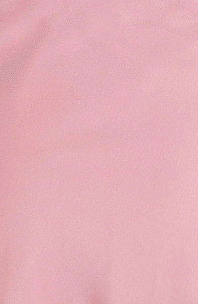 Knwls Cyclo Asymmetric Stretch Silk Skirt In Acid Pink